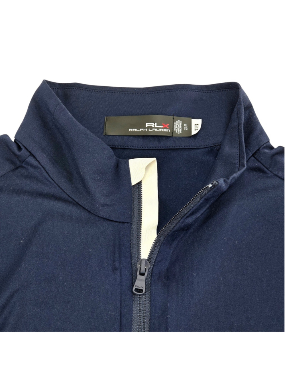 RLX Ralph Lauren Quarter Zip XL Navy U.S Open Golf Performance Pullover - Picture 4 of 11